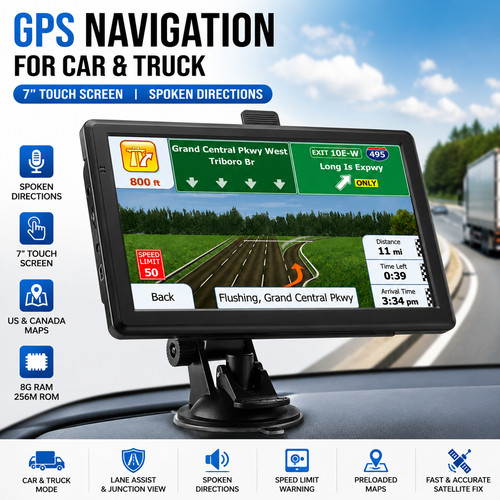 Gps navigation for car truck - gps,